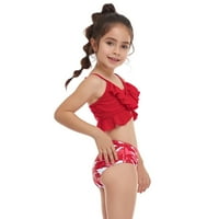 Njshnmn Toddler Girls Stretch kupaći kostim kupaći kostimi kupaći kostim