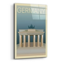 Epic Art 'Njemačka' by Inkado, akrilna staklena zida Art, 16 x24