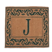 Cocomatsnmore monogram zeleni kotrljanje pomiče Border doormats 22 36