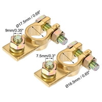 Stezaljka za baterije Stezaljke Pozitivni negativni set bakar za auto par