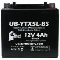 UPSTART Zamjena baterije za KTM XC Tvornicu 450CC aktiviranih, bez održavanja, ATV baterija - 12V, 4Ah,