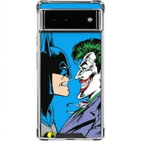 Skinite DC Comics Batman vs Joker - Plava pozadina Google Pixel 6A jasan slučaj