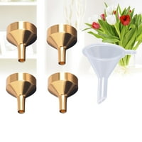 Funnels za kućne mini zlatne metalne metalne lebnice za prijenos tekućih začina parfem esencijalno ulje