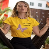 Budućnost je svijetla sjajna majica žena -image by shutterstock, ženski medij