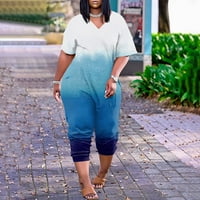 Kamummark PI Ženske hlače Plus Veličina čišćenja Žene Ležerne prilike Ležerne prilike V-izrez kratkih