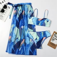 Ženski kupaći kostimi Ljetni kupaći kostimi Ženski dvodijelni bikini sažeti kupaći kostim
