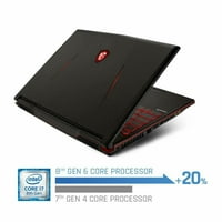 GL 8sc- 15.6 Gaming laptop, Intel Core i7-8750h, NVIDIA GeForce GTX1650, 8GB, 256GB NVME SSD, Win Notebook