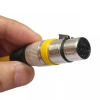 Leky Audio kabel zaštićen protiv smetnji 3pin XLR muški do ženskog mikrofona au kabela za mikser zelena