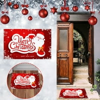 Wocleiliy Christmas Doormat Bottet Dobrodošli Kućni ukrasi za prednje vrata Halloween Decor Decor