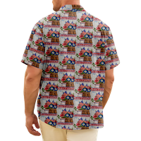 4. jula muška havajska majica USA Nacionalna zastava košulja 3D print Party Dnevno kratki rukav od ispisa