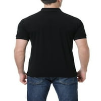 Capreze muns geometrijska bluza za ispis Classic Fit rever vrat pulover Trčanje T majice dolje majica