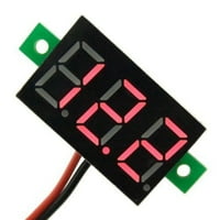 LED digitalni 2-linijski blok DC tablice Crveni plavi zeleni DC4,5-30V voltmetar