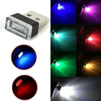 Deyuer prijenosni USB LED automobil unutrašnjost Ambient Amthosphere Night Light Dekorativna svjetiljka