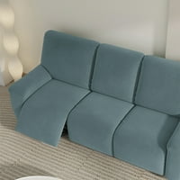 Prekrivač na fotelja Glookwis Recliner Stretch Sofa navlake Elastični klizač Čvrsta boja Kauč Poklopac