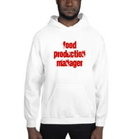 Nedefinirani pokloni 2xL Manager za proizvodnju hrane Cali Style Hoodie pulover dukserica