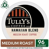 Tully's Coffee Hawaiian Blund jedno-servira K-čaše, kutija K-šoljica, bo kartone