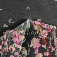 Haljine fragarne za ženske haljine za žene casual ljetni cvjetni tiskani tenka bez rukava bez rukava