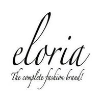 Eloria ženski georgette midi brodom bez rukava bez rukava, bojna haljina, boja: ružičasta
