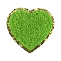 Ljubav izvezeni patch Glitter Edge Mi Color Hearts Badge Dekorate zakrpu za popravak za kape za kape