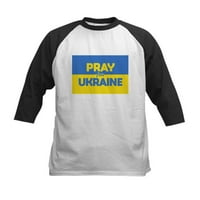 Cafepress - molite se za Ukrajinski bejzbol dres - Dječji pamučni bejzbol dres, majica za rukave