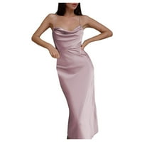 Gotyou modne haljine Ženska modna casual suspender seksi kamisole bez rukava bez rukava bez rukava ružičasta