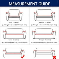 Ispiši kauč na razvlačenje Stretch navlaka s klizanjem namještaja za namještaj Mekani ne klizni kauč