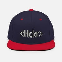 Hckrhacker snapback šešir - lagani tekst