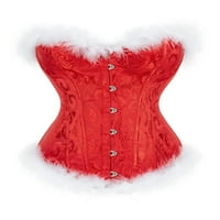 Božić gospođa Claus Costim Bustier Corset Top