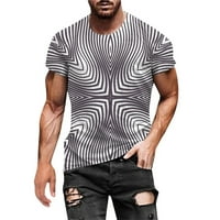 Kakina s plus veličina Muška majica Čišćenje Muška modna ljetna dekolte majica 3D štampanje uzorak kratki