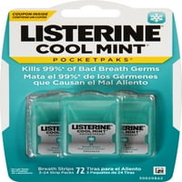 Listerine PocketPaks, Cool Mint, broj