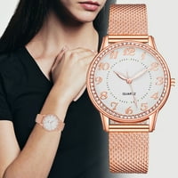 Luksuzni satovi kvarcni sat od nehrđajućeg čelika Casual Bracele Watch