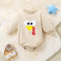 Romper Baby Boys Girls Slatko crtani dugi rukav Bodysuit Romper Outfits Odjeća za djecu