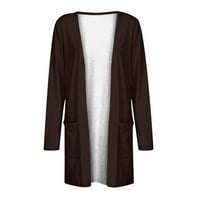 Ylioge Womens Cardigan, Ženski ljetni dugi rukav lagani zbori Cardigani pase prevelizirane otvorene