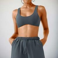 Bras za žene Solid Color Yoga Nosite usku sportsku rubnu rublje trčanje Fitness Yoga BRA Slobodno vrijeme