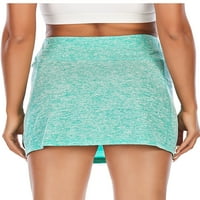 Ženske teniske suknje visokog struka nagledne mini atletske skrove s džepovima za golf trčanje s vježbama