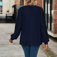 Ženski casual kardigan dugim rukavima džemper za dugme dugme Otvori jakne sa prednjim odjećom