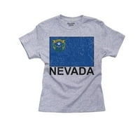 Nevada State Flag - Specijalna vintage izdanje Djevojke pamučna mladena majica