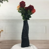 Yuedeng Nordic Domaći dekor Cvjetni lonac Bijela keramička vaza Jednostavna i moderna kancelarija keramike