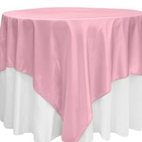 Taffeta tablični prekrivač za prekrivanje cca. 90 X90 kvadratni kvadratni kvadrat - ružičasta