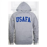 Republički proizvodi Američka zrakoplovna karta Akademija Igra Hoodie, Heather Grey - ekstra veliki