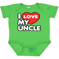 Inktastic Volim svoj ujak poklon baby boy ili baby girl bodysuit
