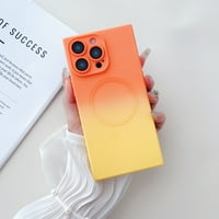 Mantto dvobojna gradijentna futrola za iPhone, sa zaštitnikom objektiva fotoaparata, [kompatibilan sa
