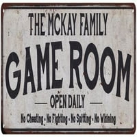 McKay Family Game Soba Metalni znak 106180042335