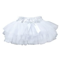 Haljine za djecu za tinejdžere Trendy ljetne bebe meke flaffy tutu suknje kratke hlače Čvrsta bowknot