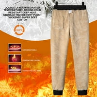 Muške janjeće vunene ležerne hlače i pantalone plus baršunaste guste boje velike veličine Trčanje fitnes