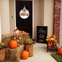Loopsun bundeve dekor bundeve i gurde Dobrodošli Jesen vijenac Viseći obiteljski vrt za jesen Početna