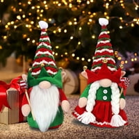 Novi par lutka ukrasa za lutke Santa Claus lutka bez likovnih ukrasa za božićne ukrase