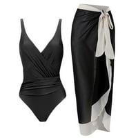 Kupaći kostim s plažom Poklopac plus veličina Vintage Print Monokini za noćni klub Tamning Bodysuit