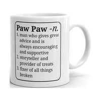 Paw Paw Definicija smiješna kava čaj keramički šalica Poklon radnog kupa
