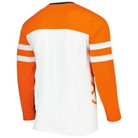 Muški starter narandžasti bijeli majica s dugim rukavima
